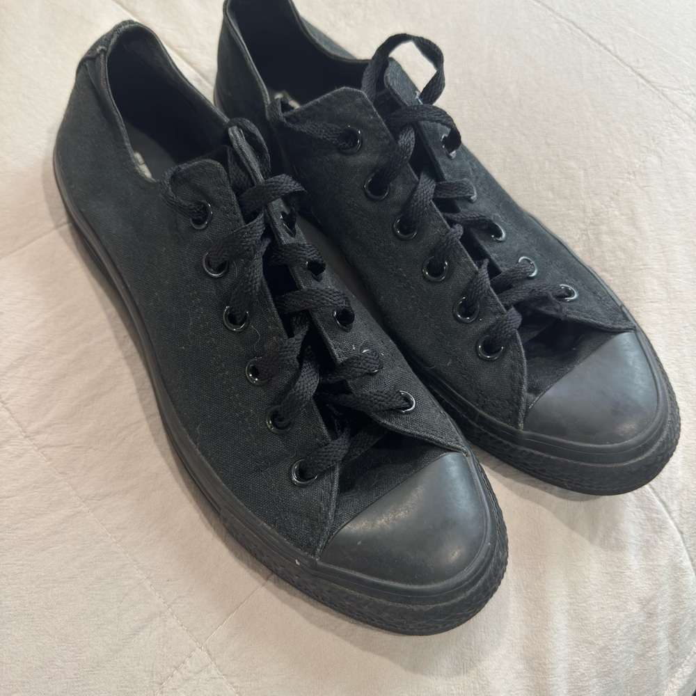 Black Canvas Men's Sneakers